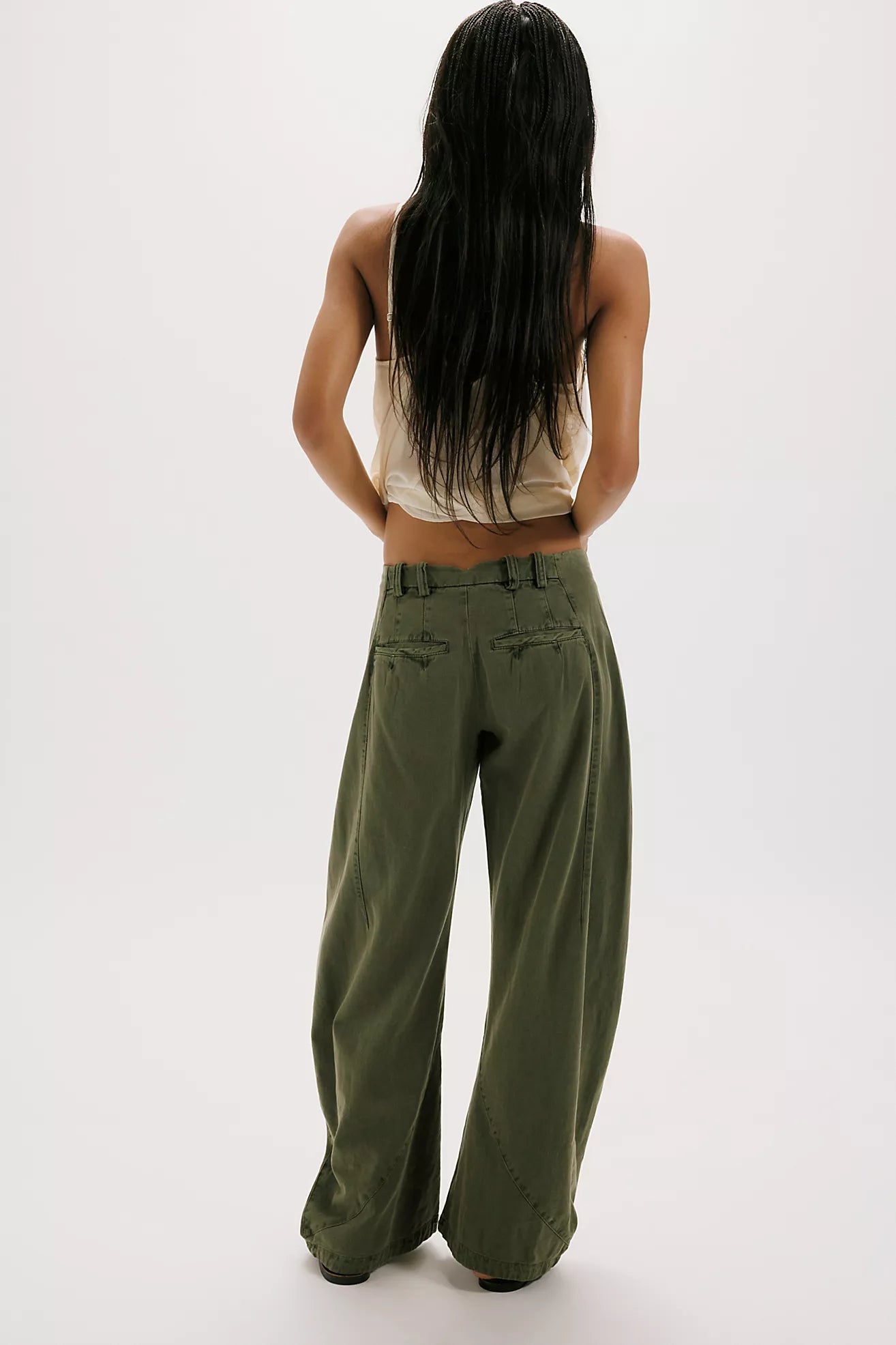 Spotlight Washed Chino Barrel Trouser