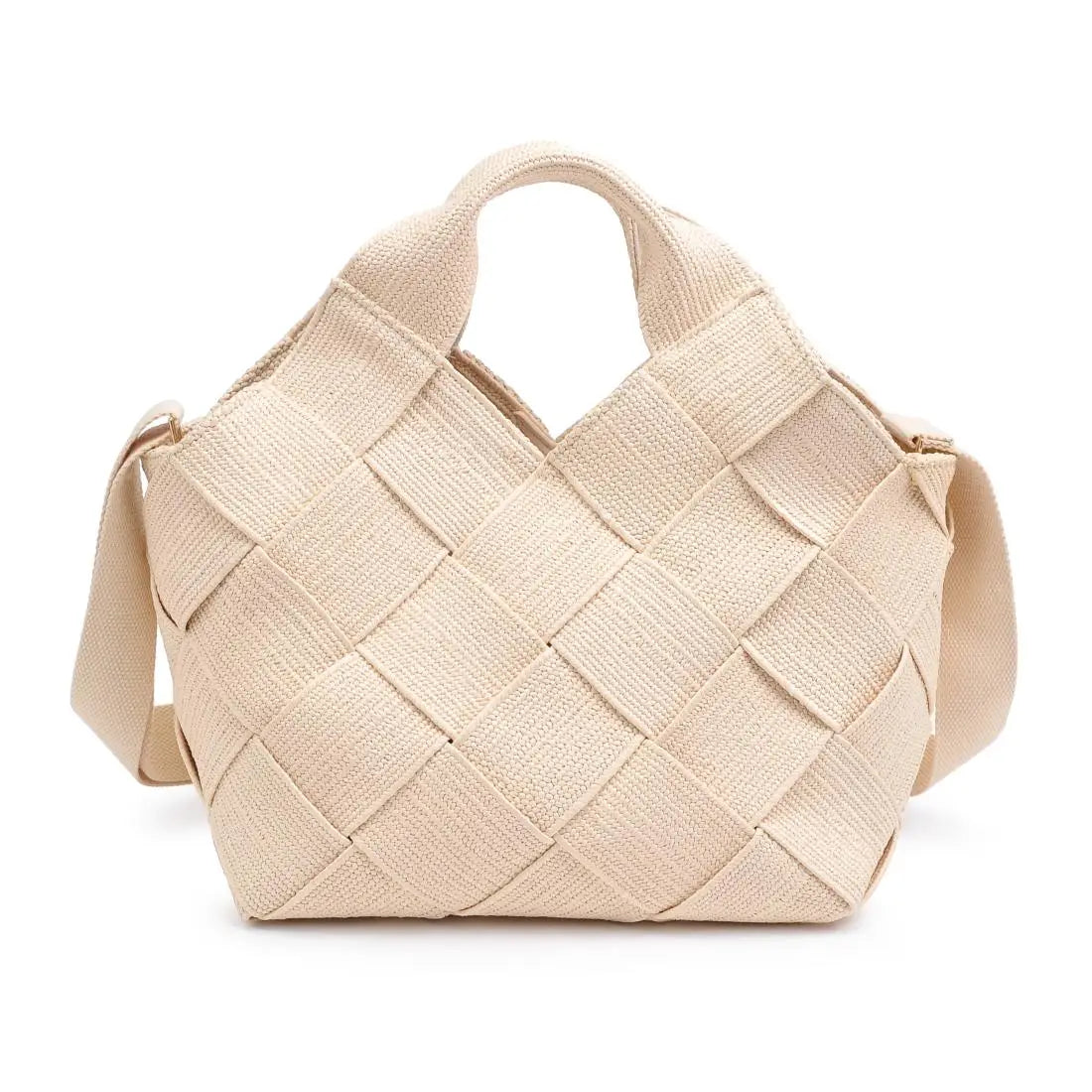 Resilience Straw Tote Cream