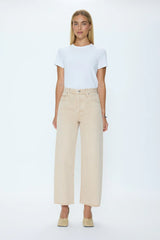 TATE CROP HIGH RISE BOWED WIDE