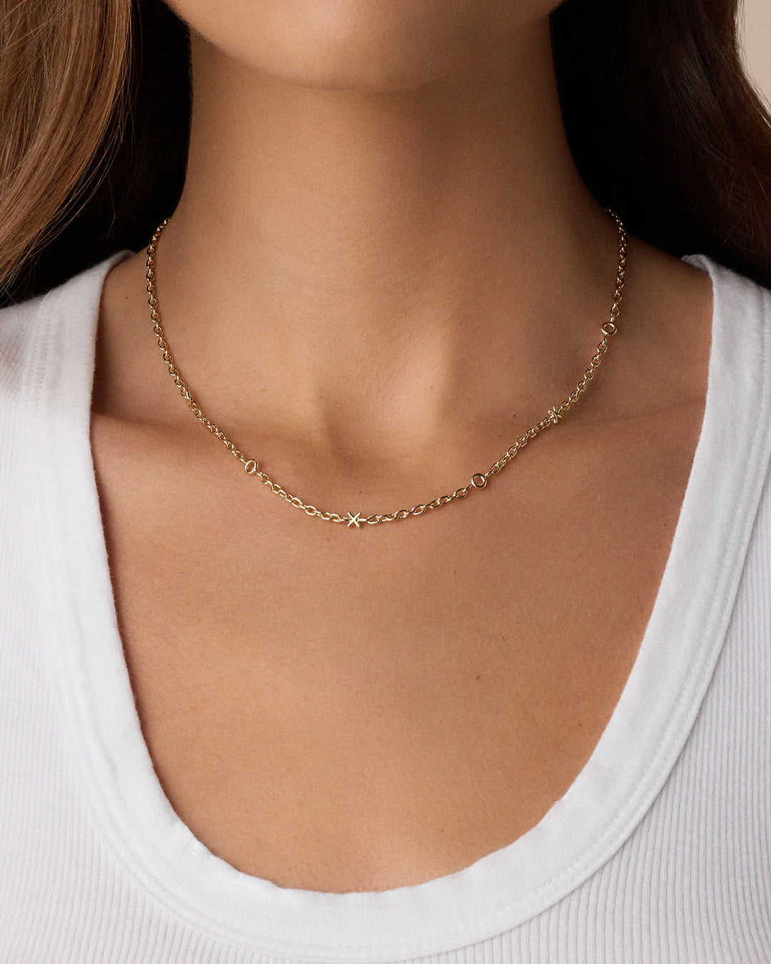 XOXO Necklace Gold