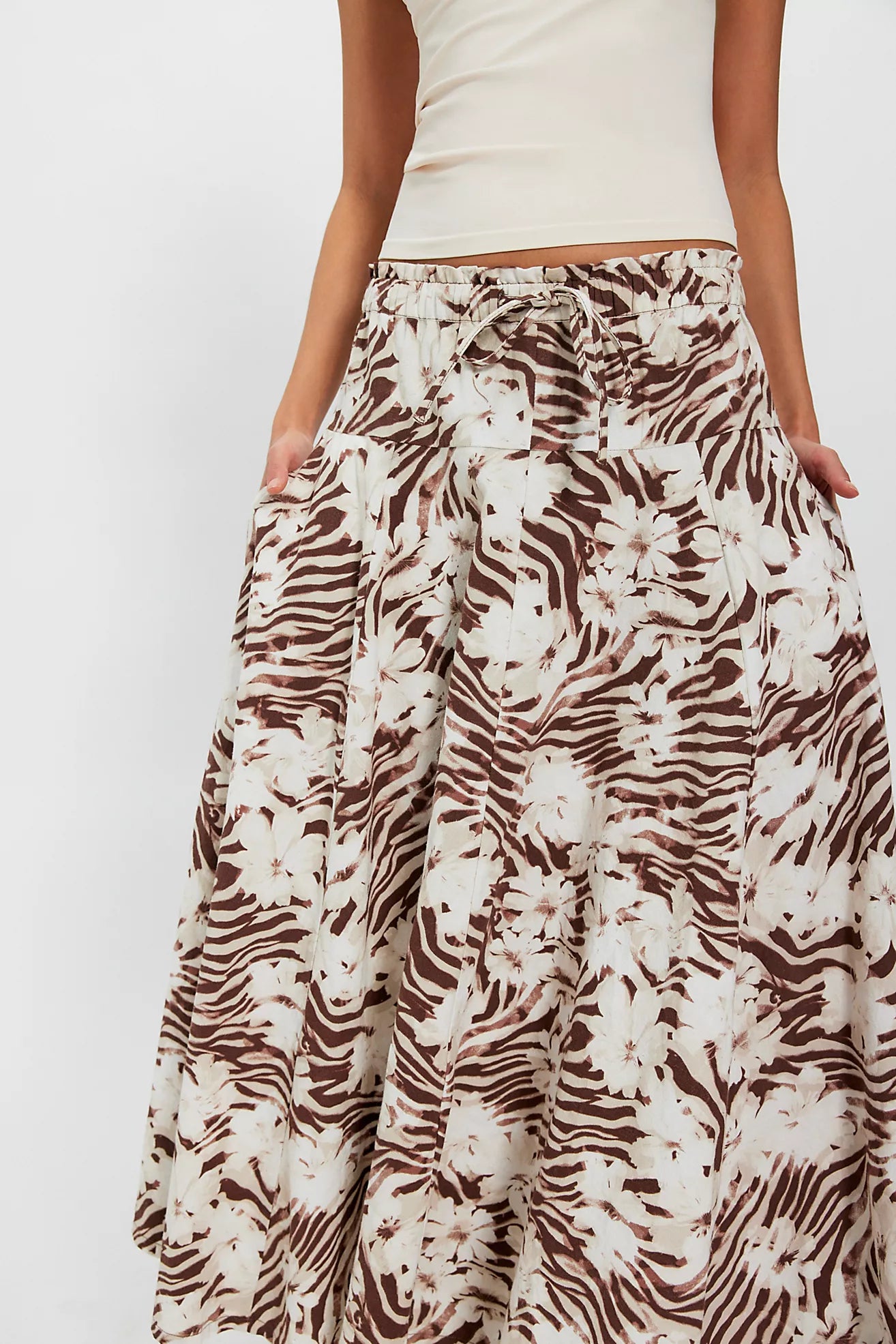 Zephyr Bustle Convertible Skirt